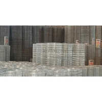 Square Stainless Steel Welded Mesh - Color: Silver