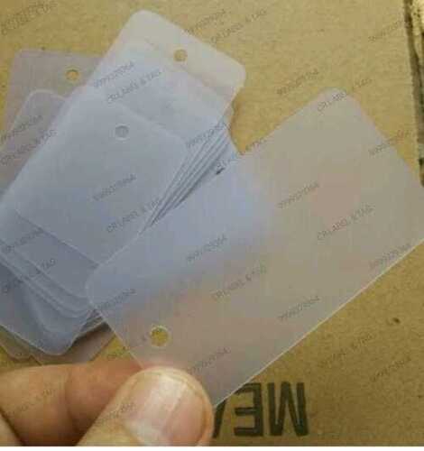 Pvc transparent tag