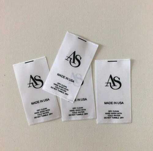 Satin Printed Label