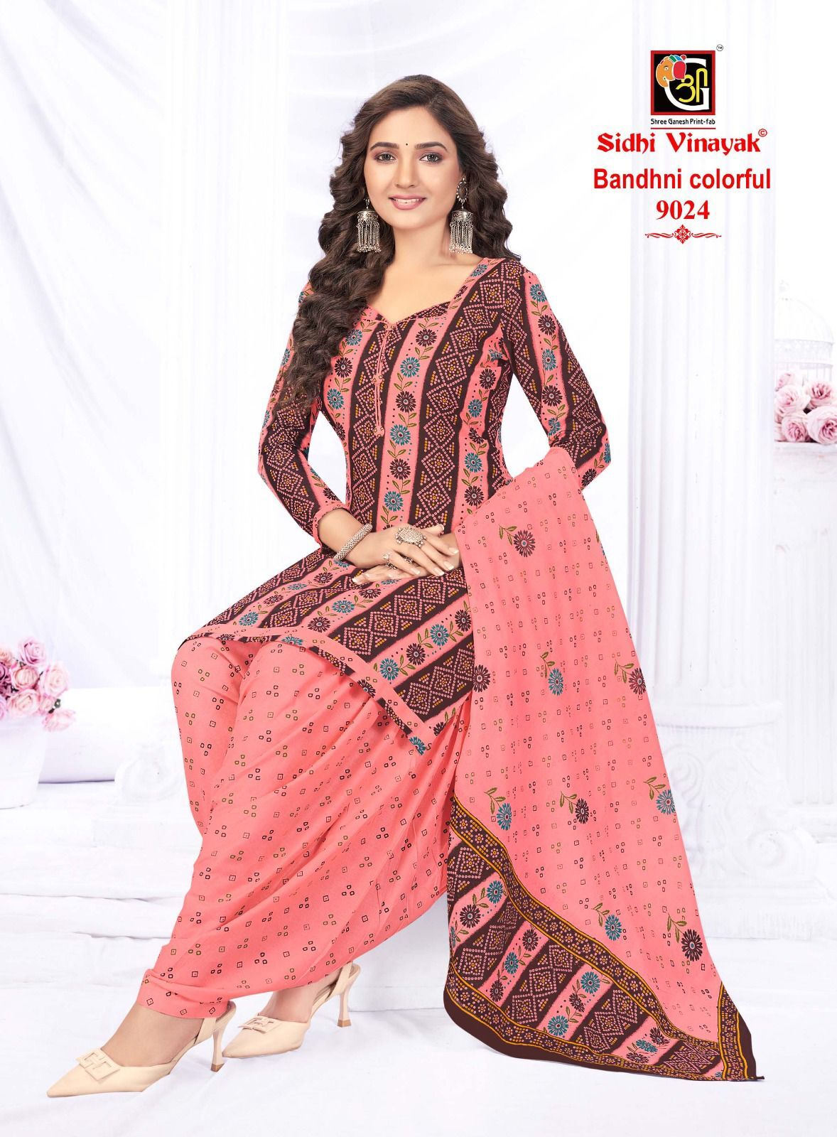 Sidhi Vinayak Bandhni Colourfull Vol-1 -Dress Material