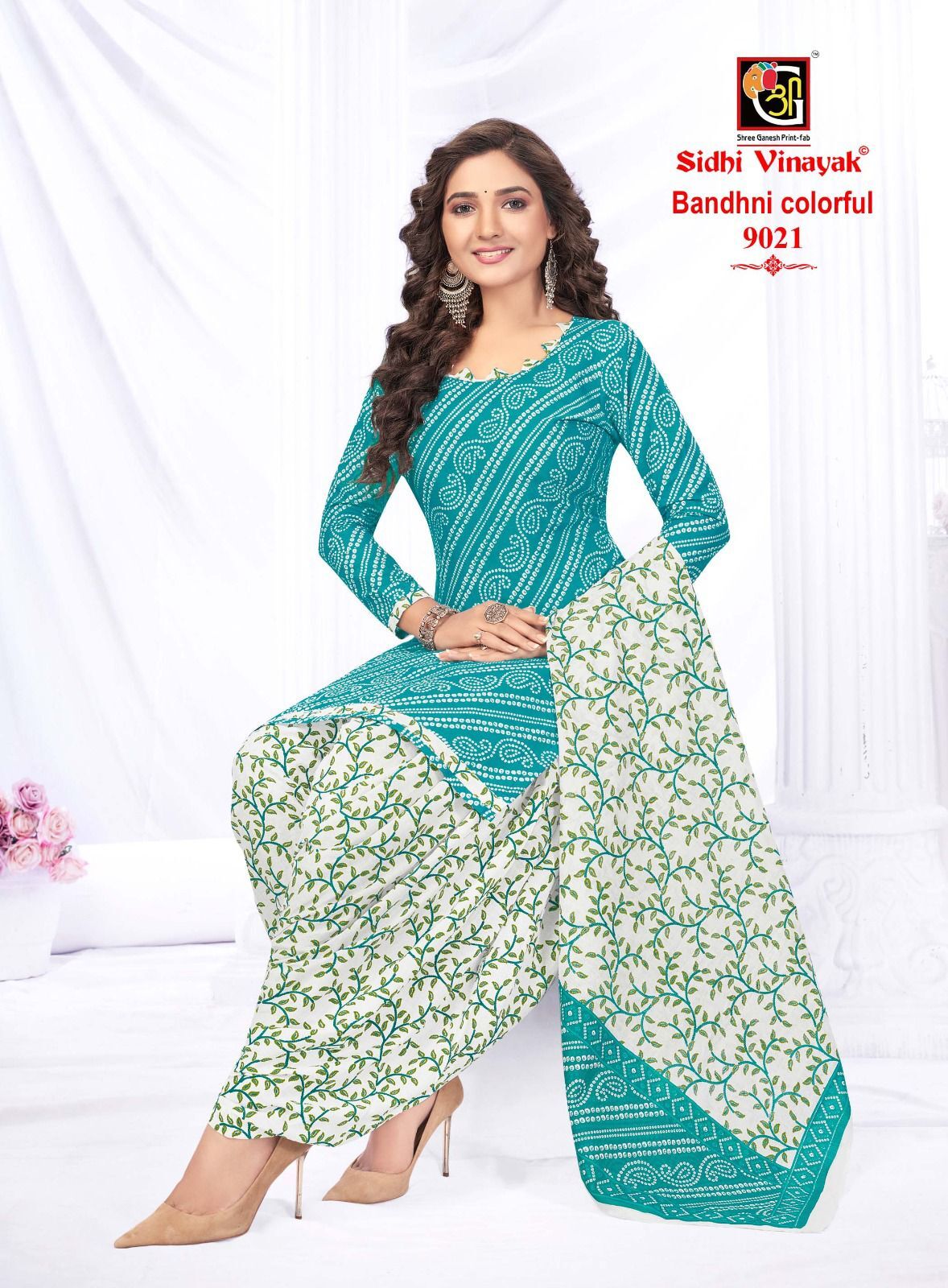 Sidhi Vinayak Bandhni Colourfull Vol-1 -Dress Material