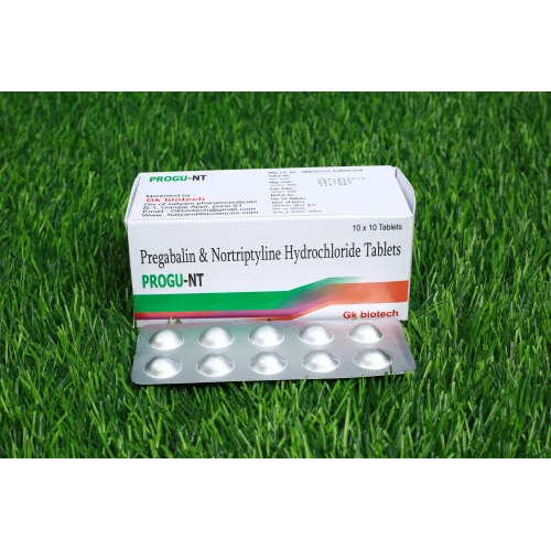 Pregabalin 75 Mg Nortriptyline 10 Mg (Progu Nt) General Medicines