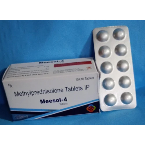 Methylprednisolone Tablets 4 Mg (Meesol 4) Keep In A Cool & Dry Place