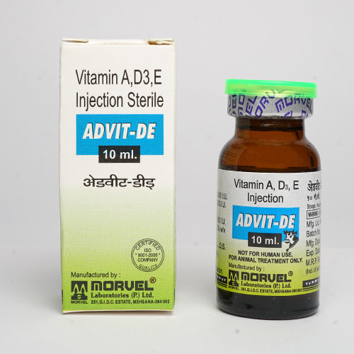 10Ml Vitamin A D3 E Injection Sterile Ingredients: Solution Compound