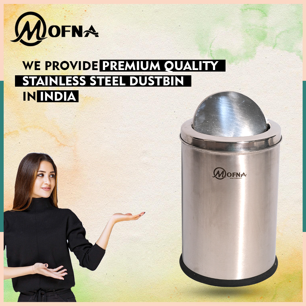 Stainless Steel Swing Dustbin