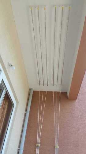 Apartment ceiling mounted cloth drying hangers in Vazhithala Kerala