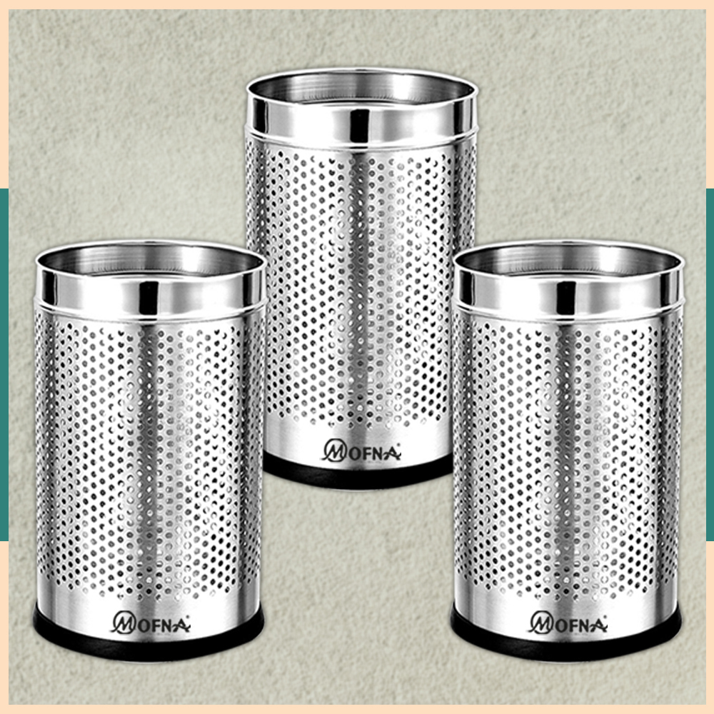 Stainless Steel Paper Basket Dustbin