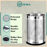 Stainless Steel Paper Basket Dustbin