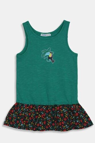 BOUT CHOU BABY GIRLS SLEEVELESS PRINTED DRESS