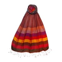 Silk Modal Shawls - 70x180 Cm, Fringe Closure | Customizable Size, Colors & Designs, Ideal For Women's Bridal Wear