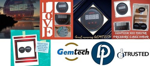 GEMTECH Digital pressure gauge wholesalers Dealers India by Triruvallur Tamil Nadu