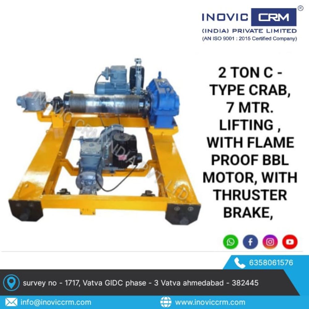 DOUBLE GIRDER CRAB HOIST TROLLEY