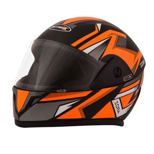 Orange Full Face Helmet