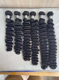 Deep Wave Doubld Rawn Human Hair Bundles Virgin Hair Extension