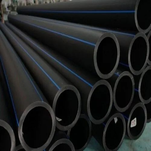 HDPE Sewerage Pipe - High Pressure Rating, Various Sizes & Lengths | Black, High Temperature Resistance, Various Wall Thicknesses