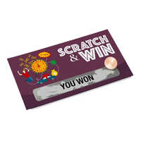 Pvc Scratch Card - High Quality Pvc, Standard Size, Any Color | Digitally Printed, Coated Finish, Duplex Board For Durability, Ideal For Promotions