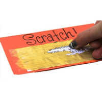 Paper Scratch Card - Pvc Material, Standard Size , Moisture Proof Coating, Superior Duplex Board, Custom Printing, Variety Of Colors