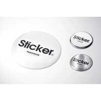 Epoxy Dome Sticker - Epoxy Material, Multicolored Square Shape, Pressure-sensitive Adhesive, Shrink Label, No Printing Required