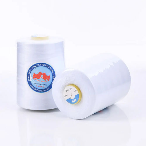 Sewing Thread 100% Spun Polyester Sewing Thread 10000Y White Sewing Thread