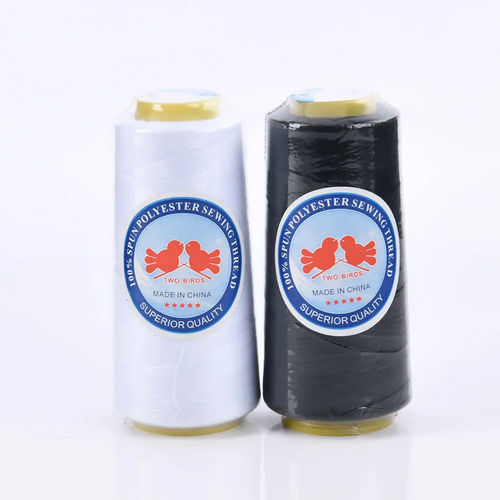 Sewing Thread Spools Two Birds 40S/2 2000 yards 100% Spun Polyester Sewing Thread for Sewing Machine