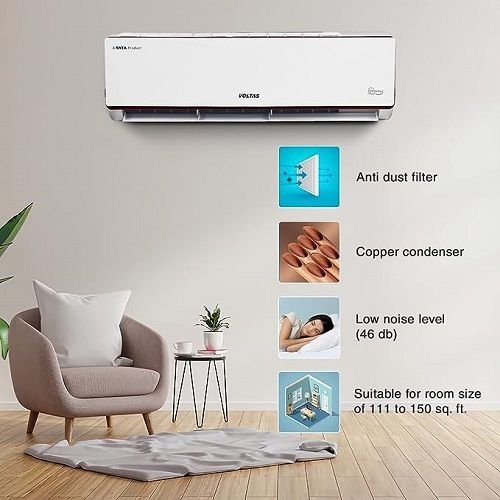 Voltas Domestic Split Air Conditioner - Color: White