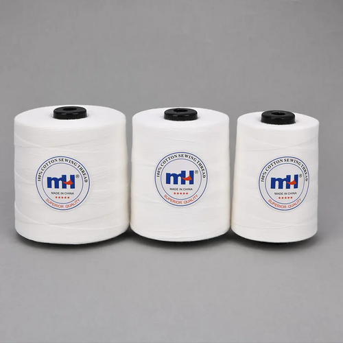 100% Cotton Sewing Thread White Hand Stitching and Machine Cotton Sewing Thread