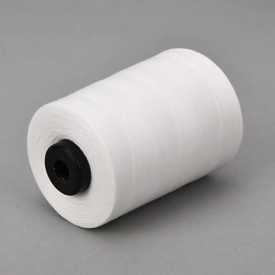 100% Cotton Sewing Thread White Hand Stitching and Machine Cotton Sewing Thread