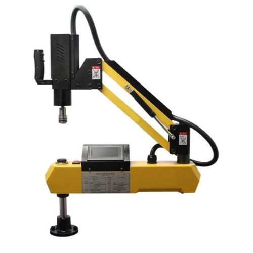 Electric tapping machine with flexible arm tech screen