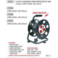 Mx Extension Sockets - Industrial Grade, White Finish | Versatile Multi-outlet Design For Enhanced Power Distribution In Industrial Settings