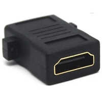 Hdmi Jointer Connector - Abs Material, Black Color | Designed For Versatile Applications In Diverse Connectivity Solutions