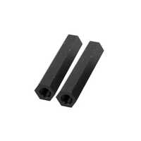 Hex Threaded Spacer - Black, 6mm To 50mm Sizes | Industrial-grade Durability And Versatility