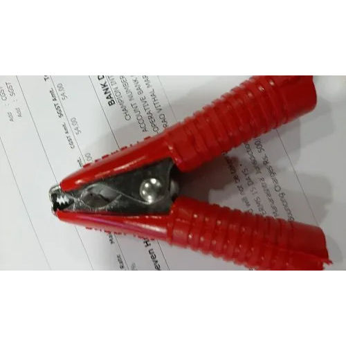 Red Insulated Crocodile Clip