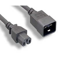 3 Pin Power Supply Cords - Plastic Insulation, 110-220v Volt, Black Color | Durable Design For Reliable Power Connectivity