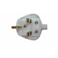 Uk Plug Top - White | Electric Fitting, Efficient Design For Reliable Power Connectivity