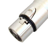 Xlr Male-female Connector Mx 2973 And 2974 - Silver Color, Cable Mounting | Suitable For Projectors, Includes Warranty