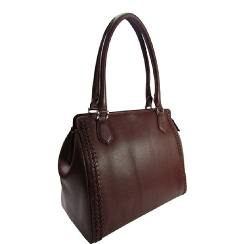 Chocolate Brown Leather Bag