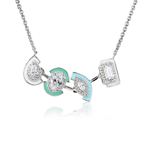 Diamond Glorious Pendant Set