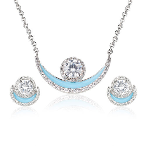 Diamond Ample Pendant Set Good