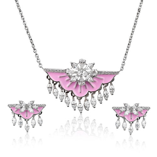 Diamond Adequate Pendant Set Good