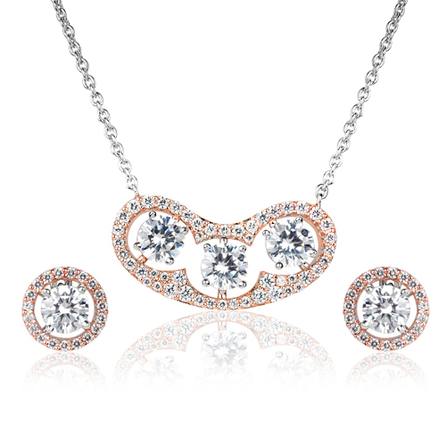 Diamond Seraphic Sparkle Pendant Set