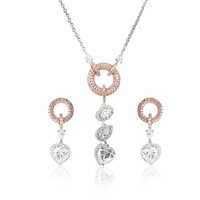 Diamond Radiant Spirit Pendant Set Good