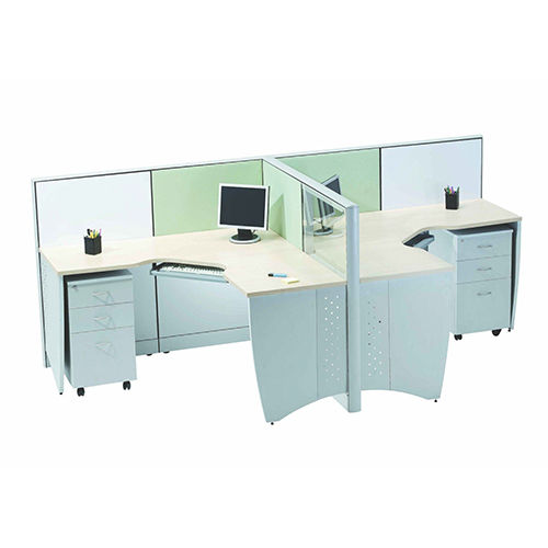 Solid Wooden Modular Office Workstation