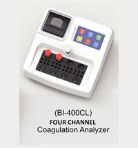 Semi Auto Coagulation Analyzer - Plastic, 252x252x125 Mm | Ergonomically Designed, Four Channel, Advanced Features, 2.2 Kg