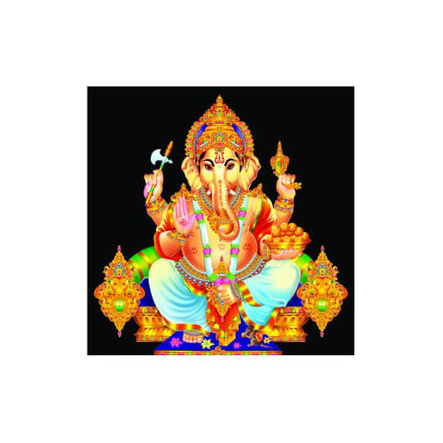 3D Ganesh Glass Designs - Color: Different Available