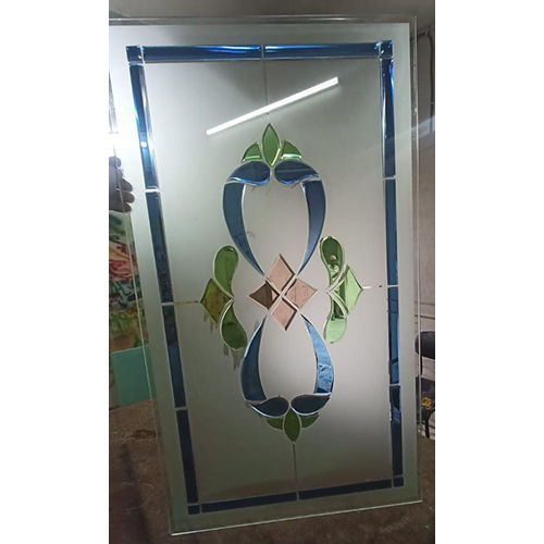 Multicolor Printed Window With Glass To Glass And Acid Designs