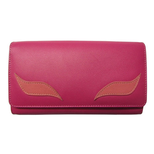 Baby Pink Original Leather Wallet for Ladies