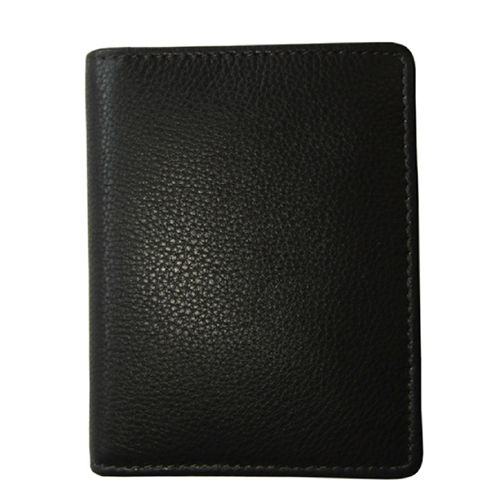 Jet Black Card Holder Wallet