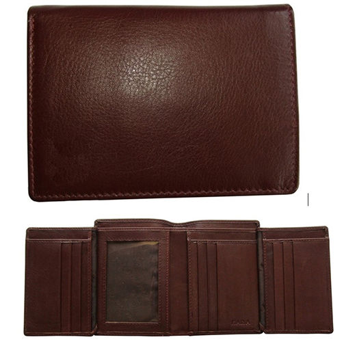 Mens Brown Leather Wallet