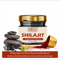 Shilajit Gineseng With Saffron - Weight: 100 Grams (g)