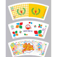 Paper Cup Blanks - Food-grade Paperboard, 140-160 Gsm , Multicolor Printed, Eco-friendly, Disposable, Ideal For Beverage Manufacturing
